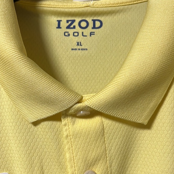 Brand New Classic Izod Yellow Golf Polo Stretch Seam Technology with Swing Flex! - Picture 4 of 8